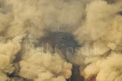 Helicopter Setting Controlled Burn