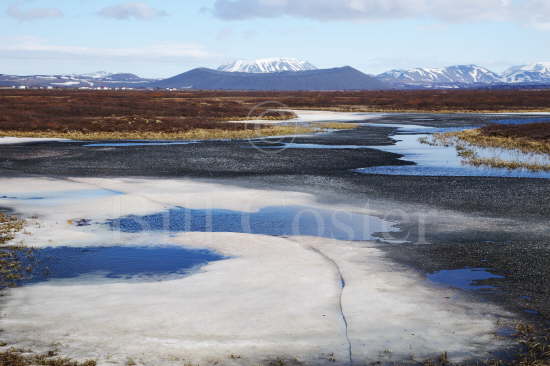 Lake Myvatn with Ice